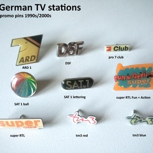 Vous vous souvenez de ces chaînes ? Montrez votre passion pour la télévision avec ces pins promotionnels !