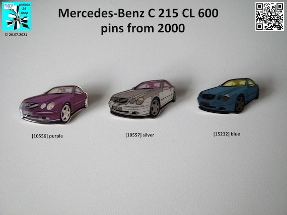 Grab these classy Mercedes-Benz CL 600 pins