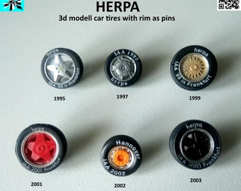 Miniature Masterpieces: HERPA 3D Tire Pins from the IAA