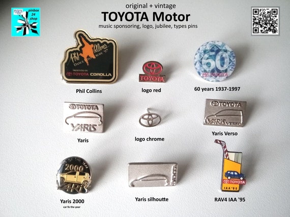 Choose one of our exclusive Toyota logo pins to complete your look