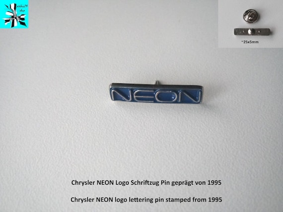 Chrysler NEON Pin: A piece of history