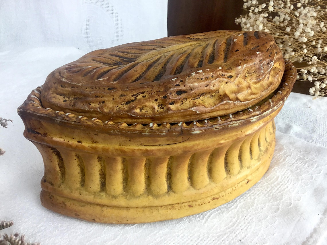 TERRINE for pâté En Croûte/french Antique/majolica Etsy