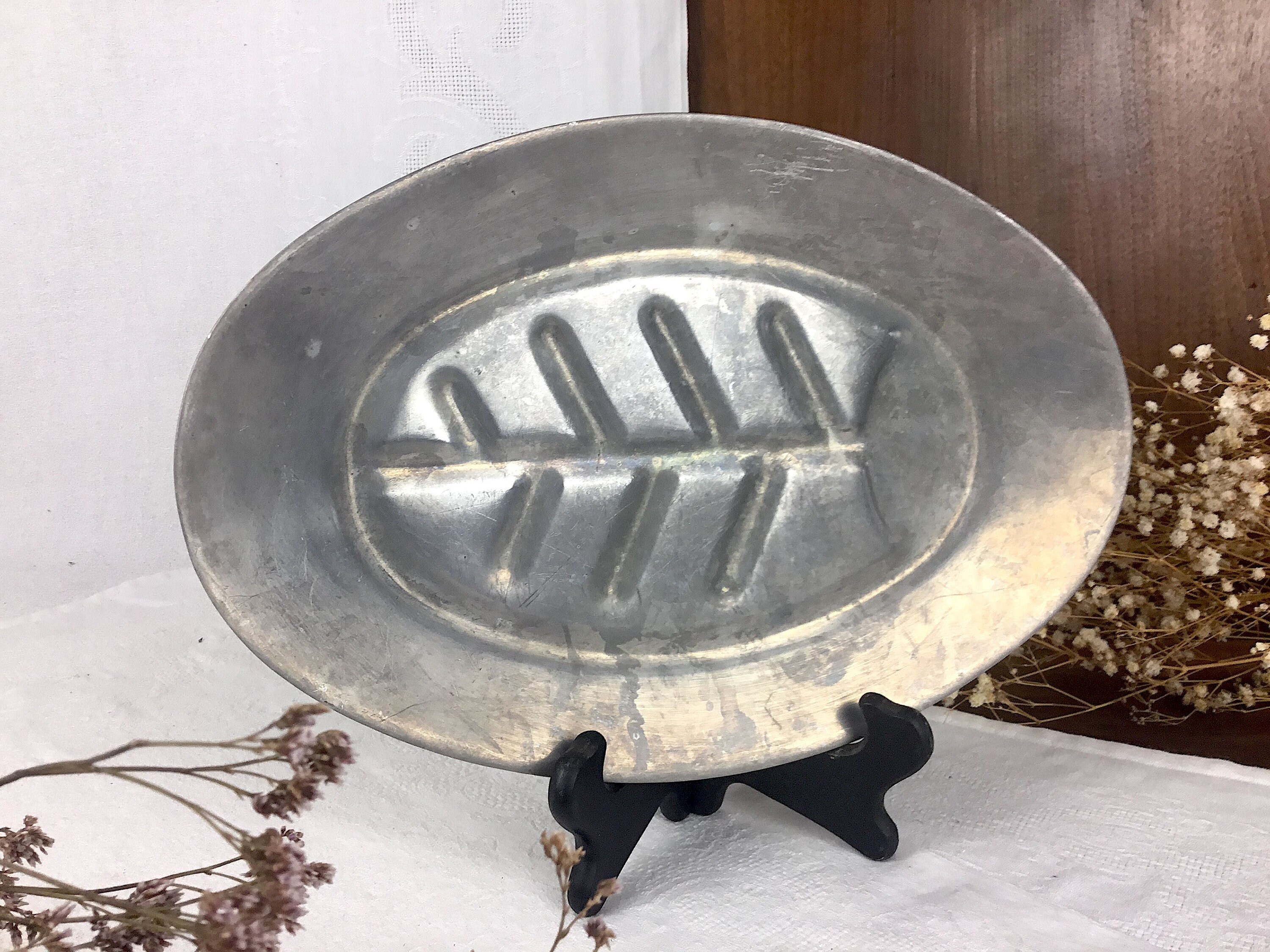 Metal Steak Plate Etsy