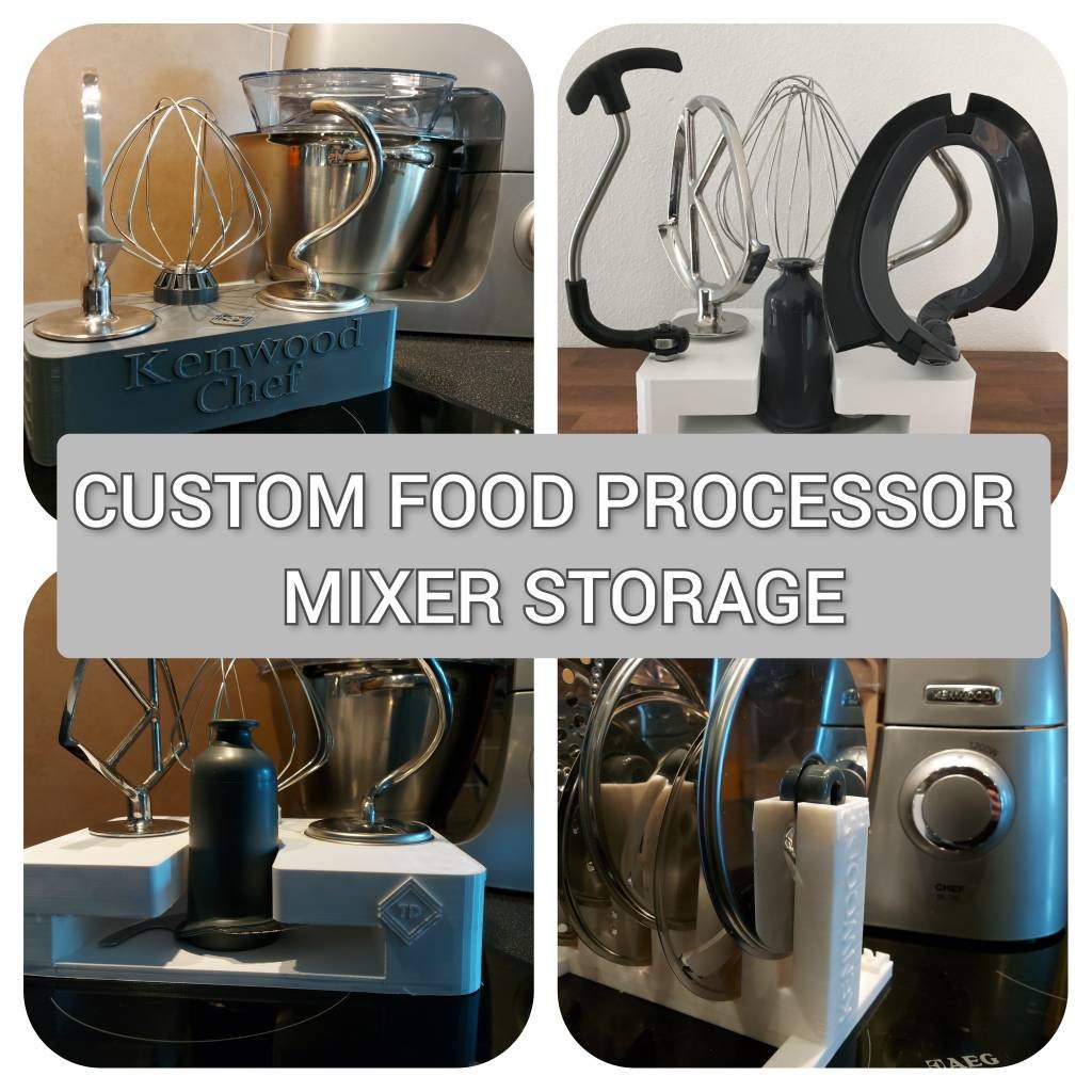 Custom Food Processor Storage Blade Unit. for Any Food Processor