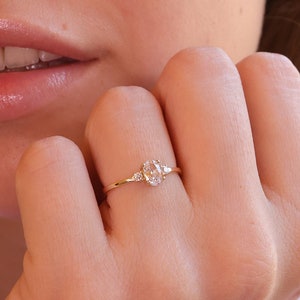 Mihenkler Jewelry 14K Gold Gold Solitär Ring