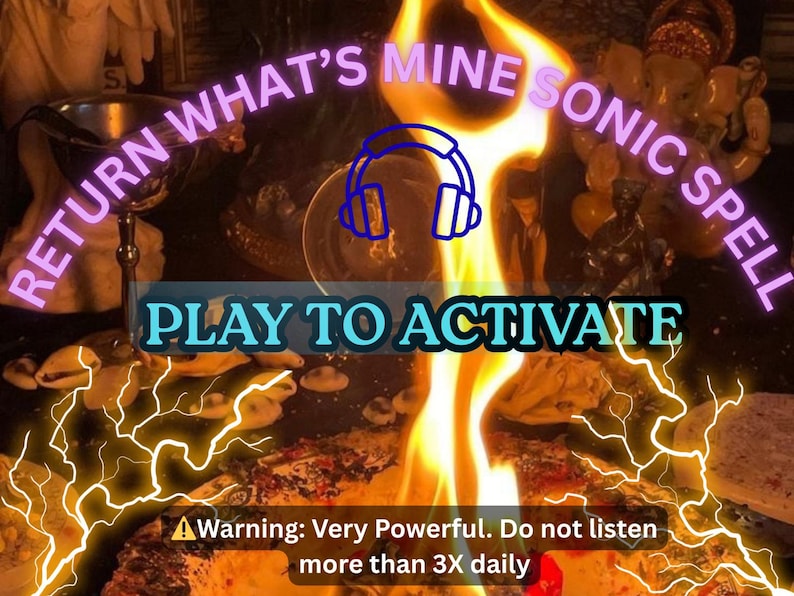 Return What's Mine Sonic Spell - Etsy