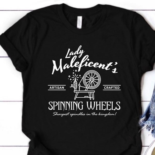 Disney’s Lady Maleficient’s Spinning Wheels, Wdw shirt, Maleficent Shirt, Disney Villains, Boo bash Shirt, Villains Shirt