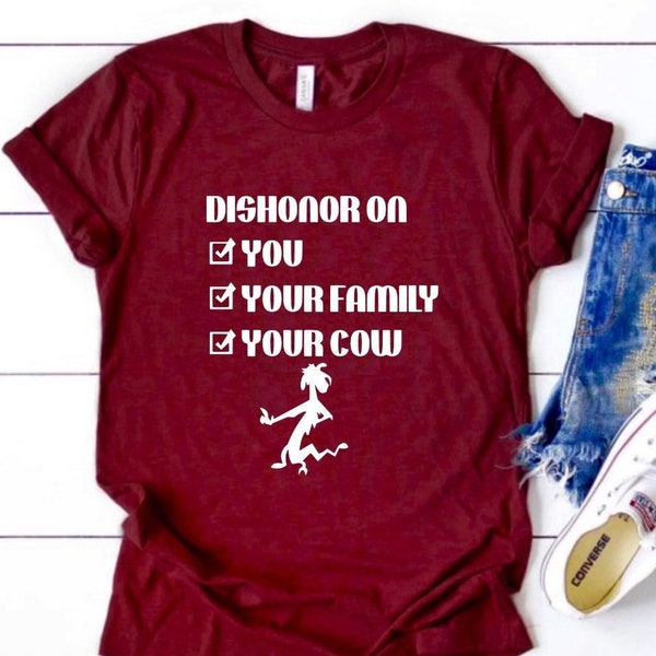 Inspired by Mulan Dishonor On, Disney’s Mulan, Funny Mulan Shirt, Mulan Dragon, Mushu Shirt, Disney Princess Shirt