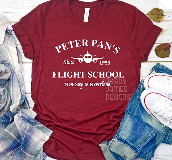 Peter Pans Flight School, Peter Pan Shirt, Funny Peter Pan, Tinkerbell, Captain  Hook Shirt, Magic Kingdom Shirts, Matching Disney -  Canada