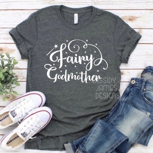 Disney’s Fairy Godmother Shirt, Godmother shirt, Godmother disney, Godmother reveal, reveal gift, Fairy godmother