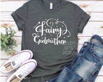 Disney’s Fairy Godmother Shirt, Godmother shirt, Godmother disney, Godmother reveal, reveal gift, Fairy godmother