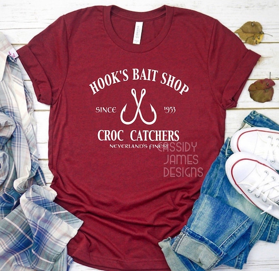 Hooks Bait Shop, Peter Pan Shirt, Funny Peter Pan, Captain Hook Shirt,  Magic Kingdom Shirts, Matching Disney -  Canada