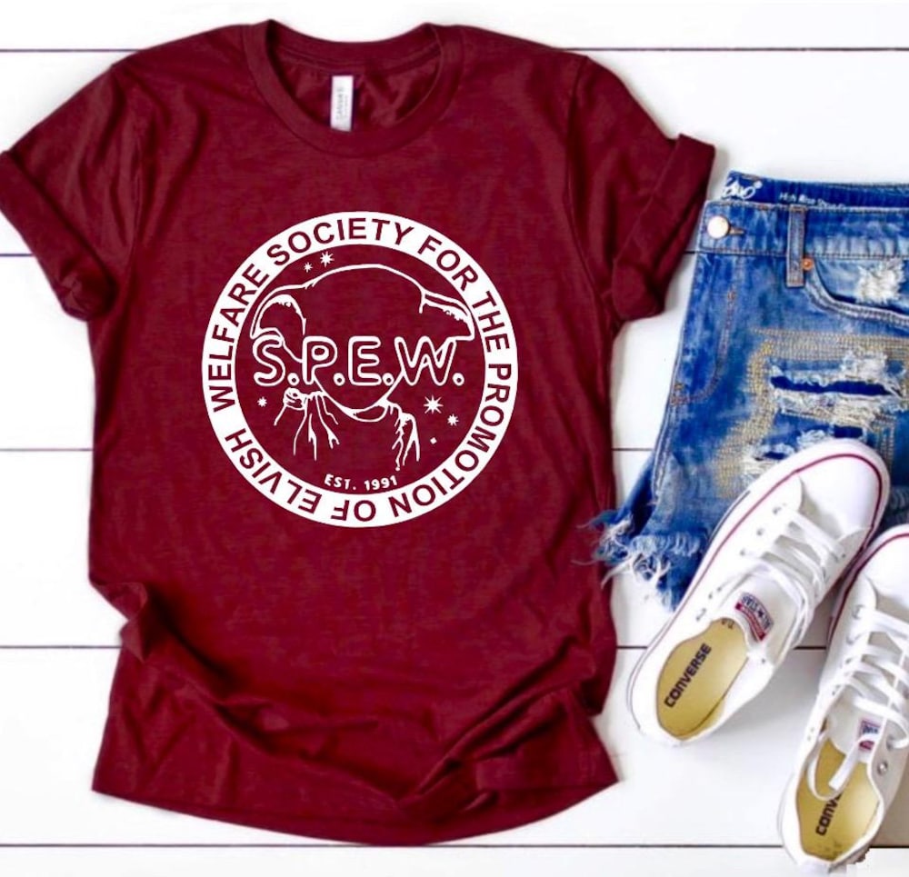 Spew Shirt, Dobby Shirt, Wizard Shirt, Wizard World Shirt, Spew Dobby, Wand Shirt, Bookish Shirt, Elf Shirt