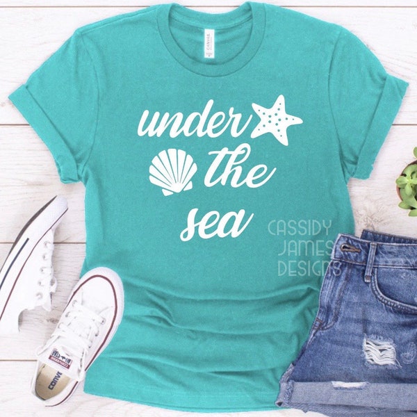 Ariel’s Under the Sea, The Little Mermaid Shirt, Guppy, Mermaid Shirt, Magic Kingdom Shirts, Matching Disney, Ariel Princess shirt