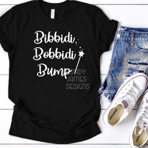 Bibbidi Bobbidy Bump, Pregnancy Announcement Shirt, Disney Maternity ...
