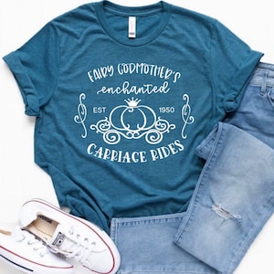 Fairy Godmother’s Carriage Rides, Cinderella Shirt, Magic Kingdom Shirts, Matching Disney, Cinderella Carriage Princess shirt