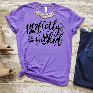 Disney’s Perfectly Wicked, mickey Halloween party, Maleficent Shirt, Disney Villains, Descendants Shirt, Villains Shirt, Evil Queen Shirt