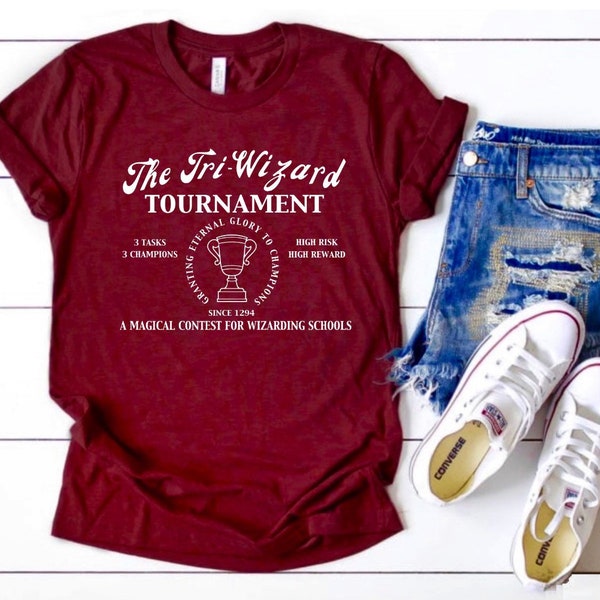 Tri-Wizard Tournament Shirt, Wizard Tournament, Wizard Shirt, Wizard world shirt, book reading magic shirt, bookish shirt, family vacation