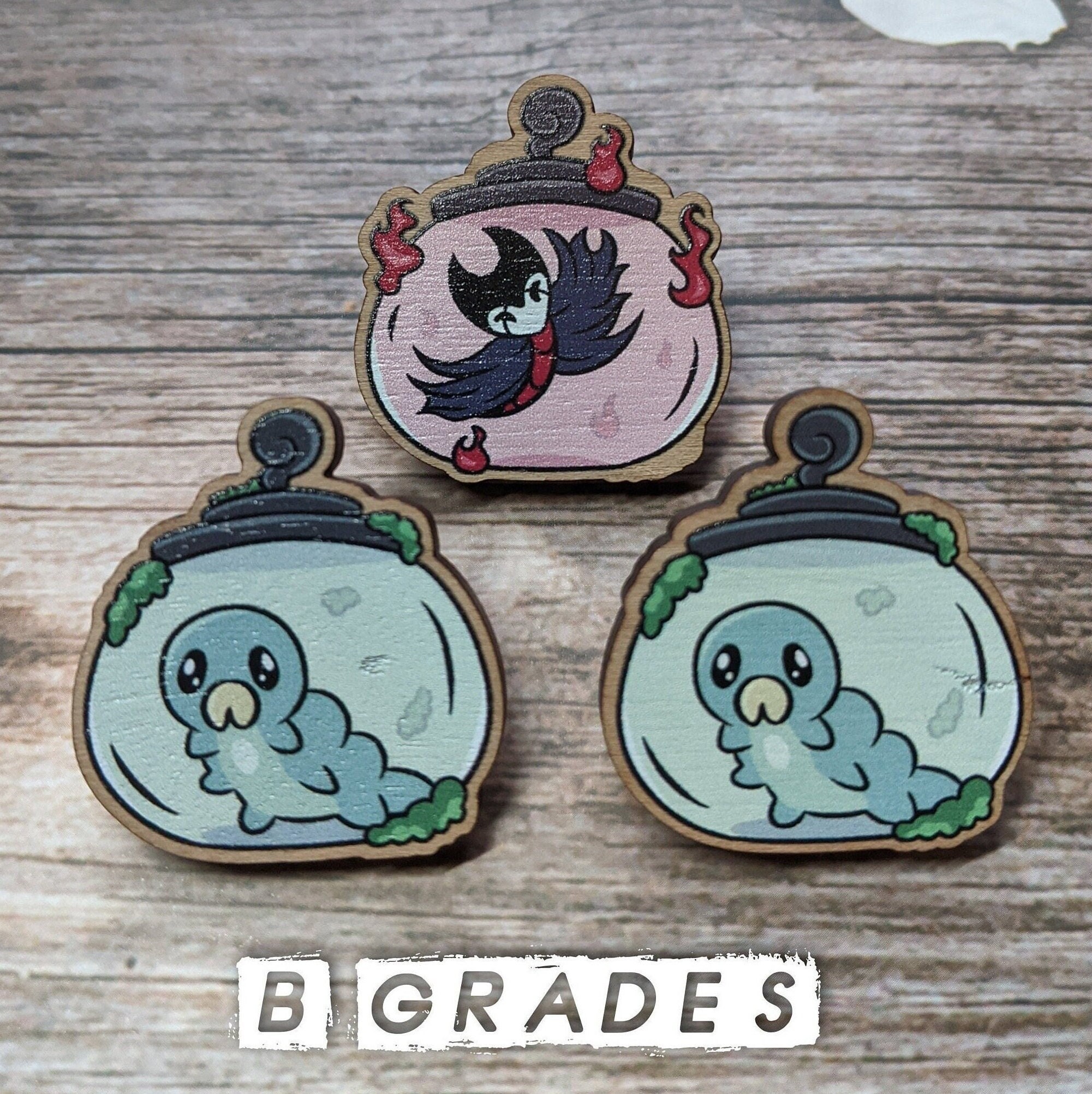 Hollow Knight Nightmare King Grimm 2 Enamel Pin and Magnet 