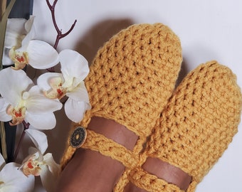 Crochet Strap Slipper