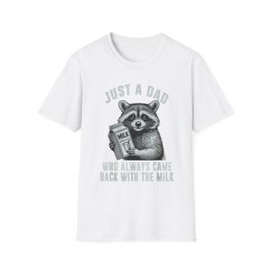 DAD Waschbär T-Shirt, lustiges Dad Shirt, Geschenk für Vatertag, Unisex T-Shirt, Nur ein Dad Shirt