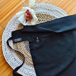 Black niqab, niqab with pendulum, closed face niqab, chiffon niqab, Islamic veil, hard pad niqab