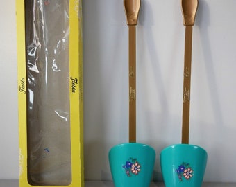 Vintage Fiesta Shoe Trees And Shoe Horn, Original Box