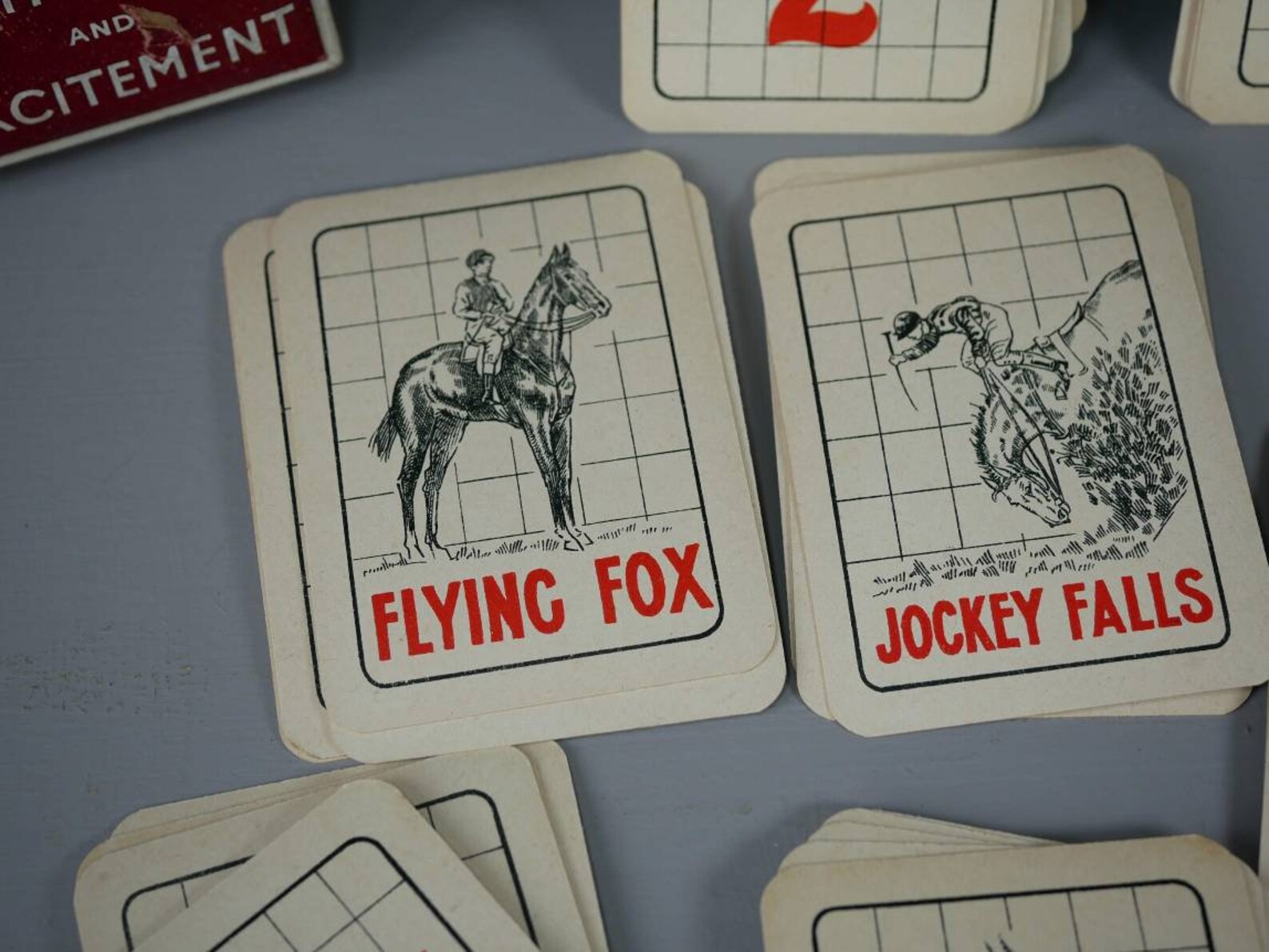 Vintage Retro Card Game Newmarket A Rollicking Game Of Thrills Etsy