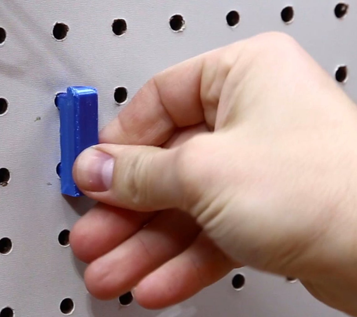 Pegboard Mounted Headphone Hangers Etsy