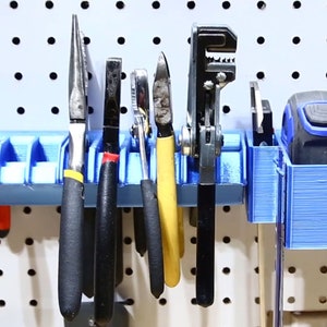 3D Printable Modular Pegboard System Starter Kit