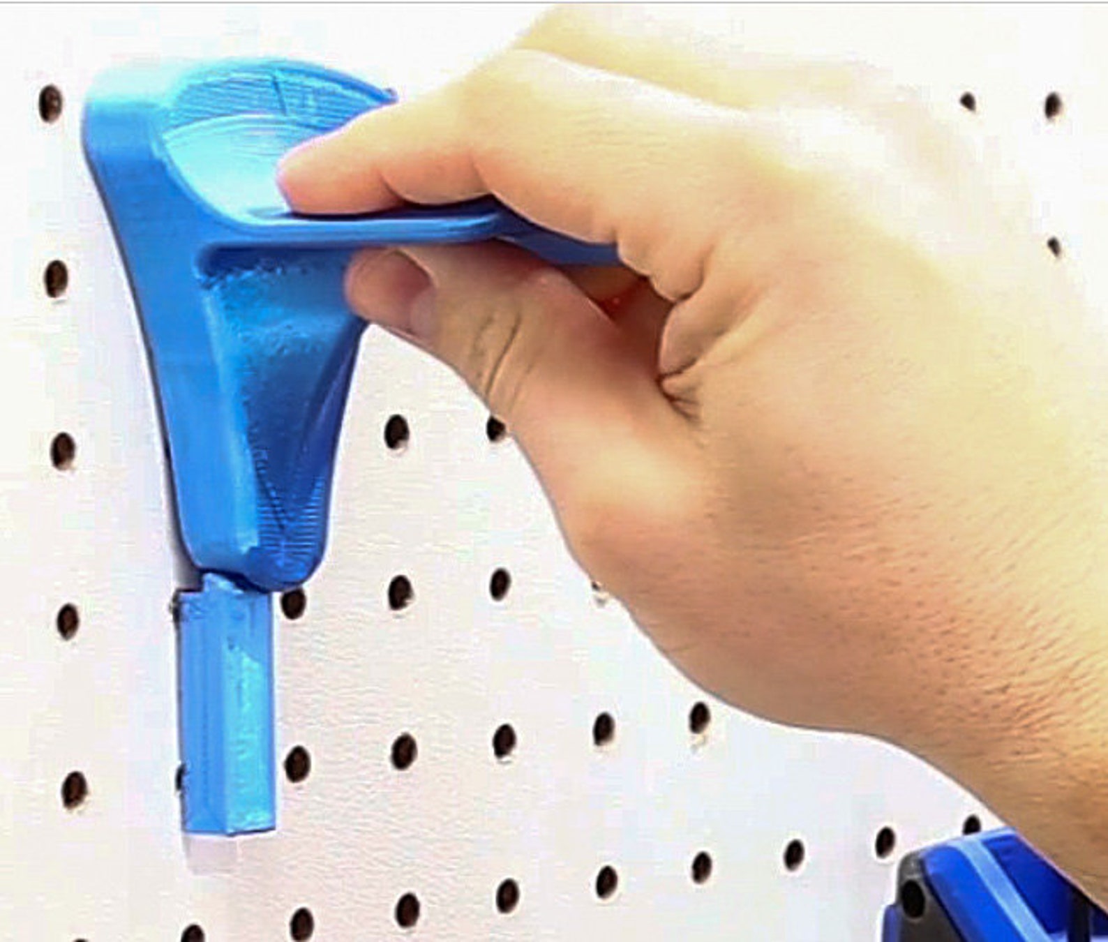 Pegboard Mounted Headphone Hangers Etsy