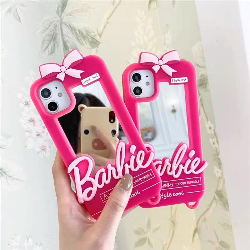 Barbie iPhone Case with mirror Barbie Mirror iPhone cover Etsy
