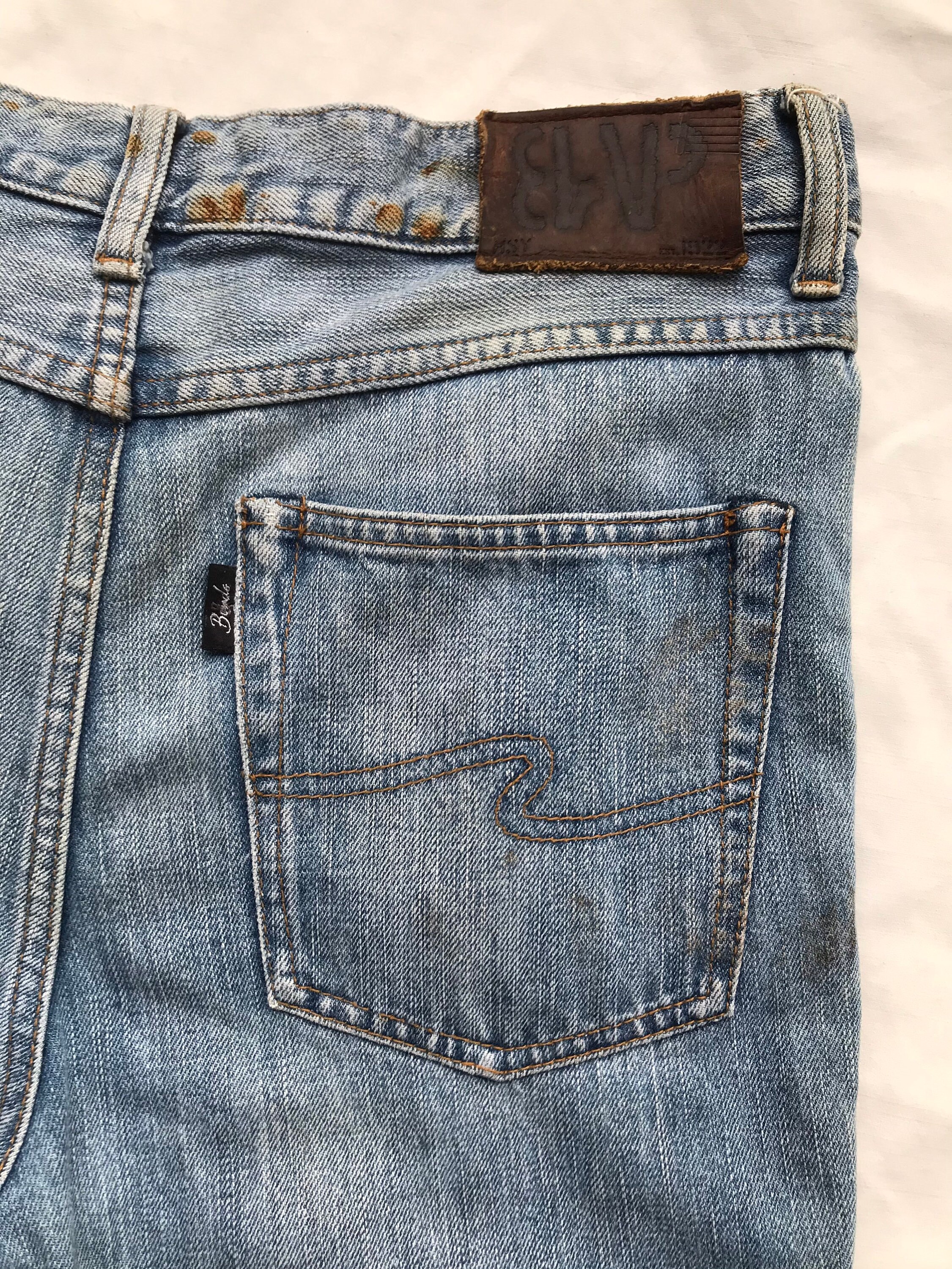 Rare Unique Vintage Patchwork Jeans Reworked Remake Artwork Frayed ...