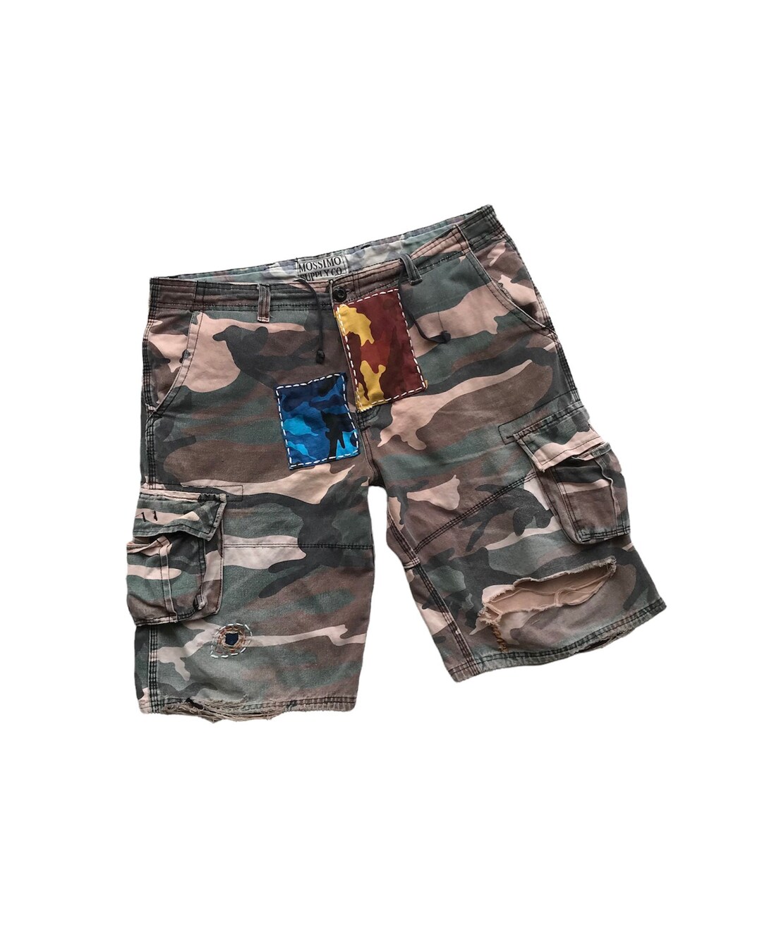 ★MAINBOOTH★Destroyed Camo Shorts(VINTAGE BLACK)★正規品 ☆MAINBOOTH☆Destroyed Camo Shorts(VINTAGE BLACK)☆正規品