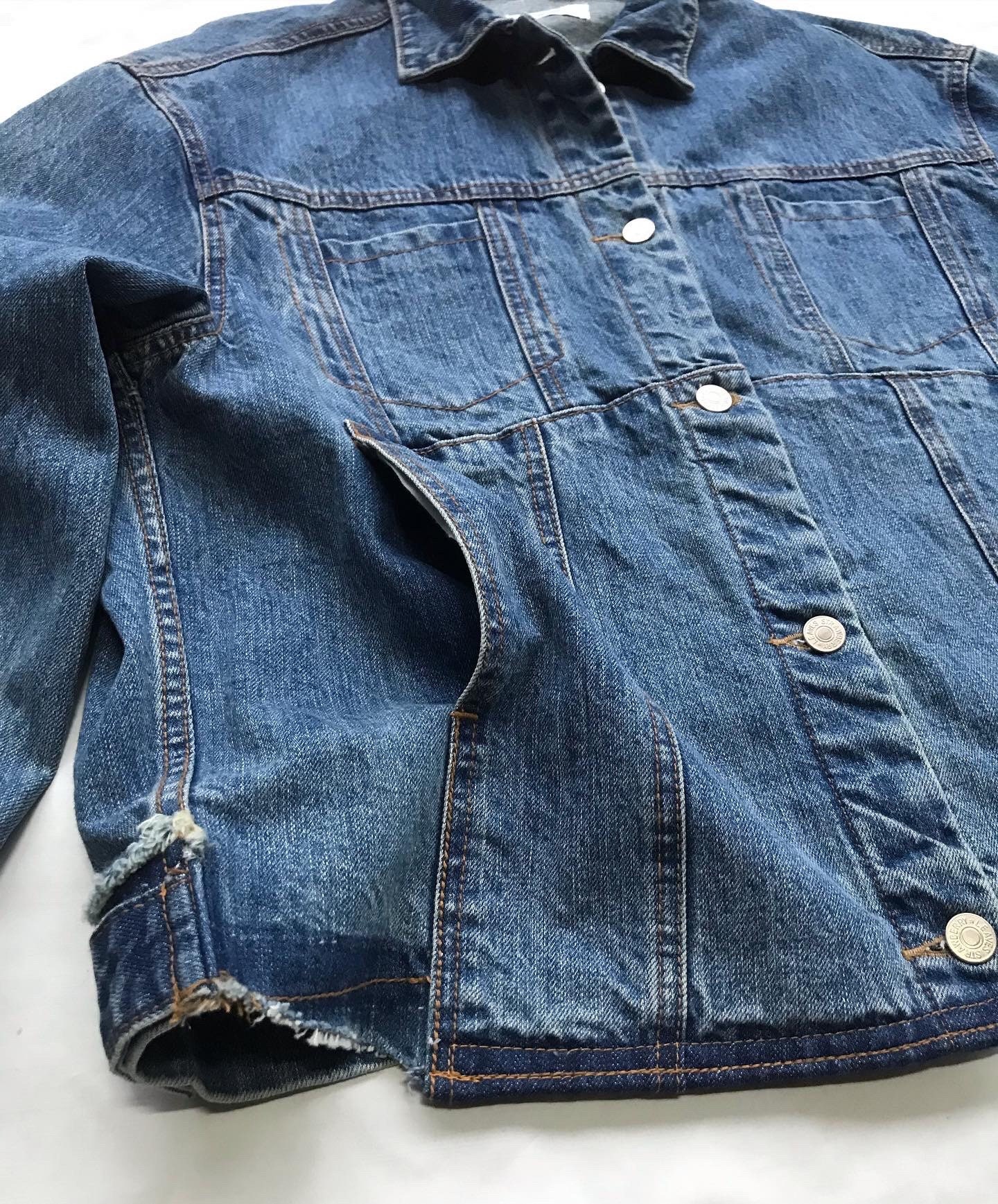 Men Women Vintage Reworked Remake Upcycled Denim Trucker Jackets 