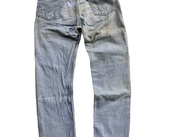 デニム:UK 6[RESALE] Rare Unique Vintage Patchwork Jean Reworked Remake