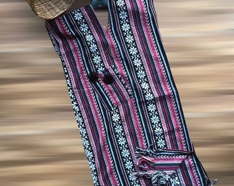 New Women Traditional Thai Woven Fabric Chiang Mai Hill Tribe Blouse Mini Dress Tribal Fashion Textile Bohemian Hippie Karen Style Handmade