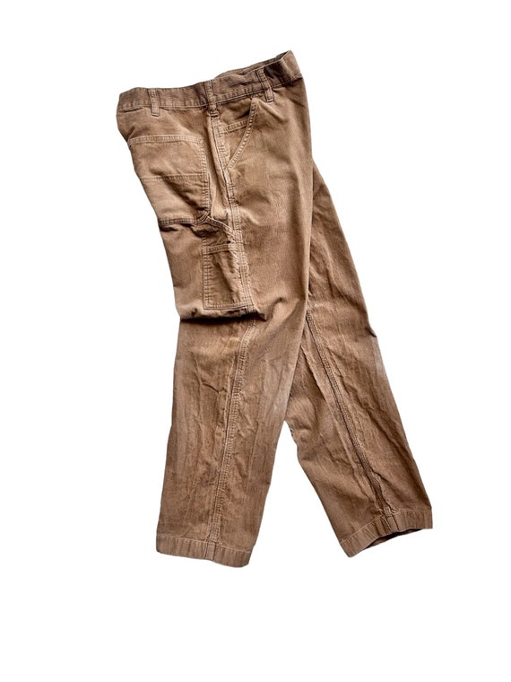 Mackenzie Corduroy Pants for Men, W32 equivalent unclear Khaki type Vintage Second Hand