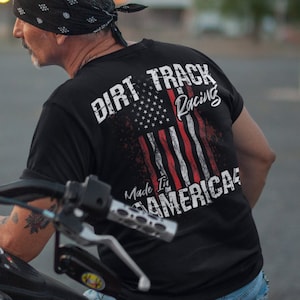 Dirt Track Racing Made In America | Short-Sleeve Adult T-Shirt