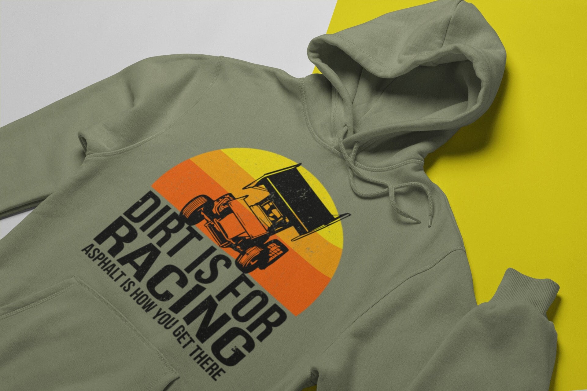 Dirt Track Racing It's Where I Was Raised Unisex Colorblock Raglan Anorak