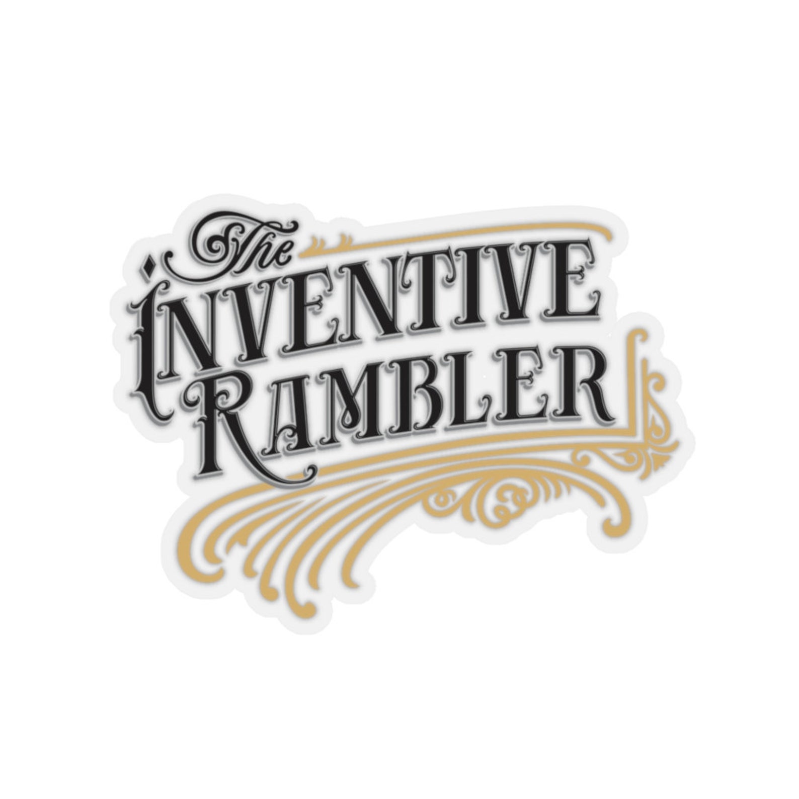 The Inventive Rambler Logo Sticker Etsy
