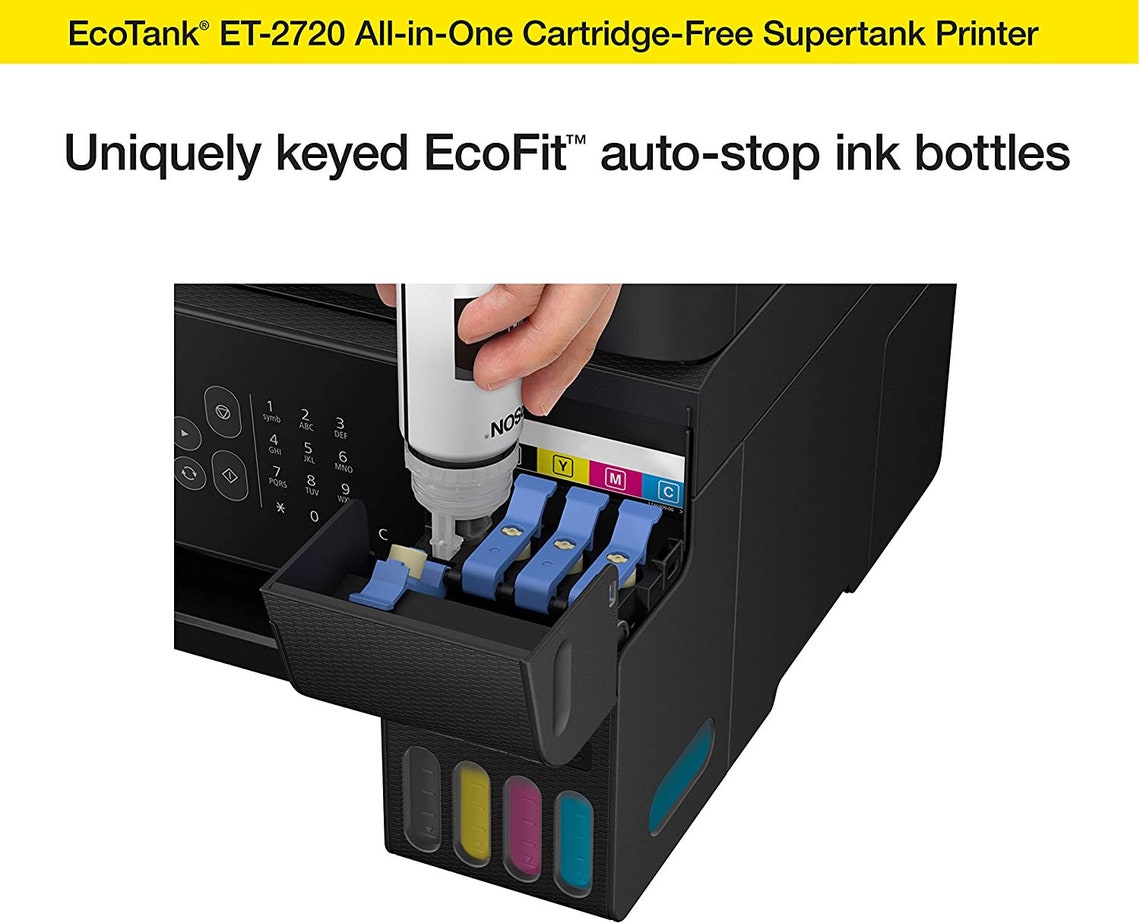 Epson EcoTank ET2720 Non OEM Sublimation Kit with Ink and Etsy