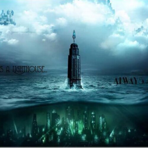 Always A Lighthouse Always A City Bioshock Infinite Poster - Etsy Always A Lighthouse Always A City Bioshock Infinite Poster - Etsy
