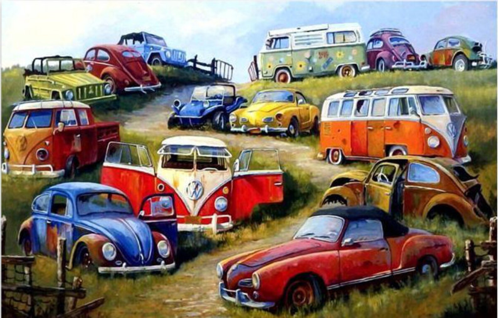 All Volkswagen Car Poster Car Poster 16x24 inch Etsy.de