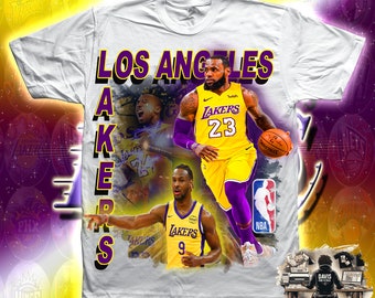 Lakers Bronny & James (Lebron James PNG file)