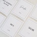 Kitchen Organisation Labels | Water & Oil Resistant | Personalised For Storage Jars and Canisters | Pantry Collection - Set Of Labels 
