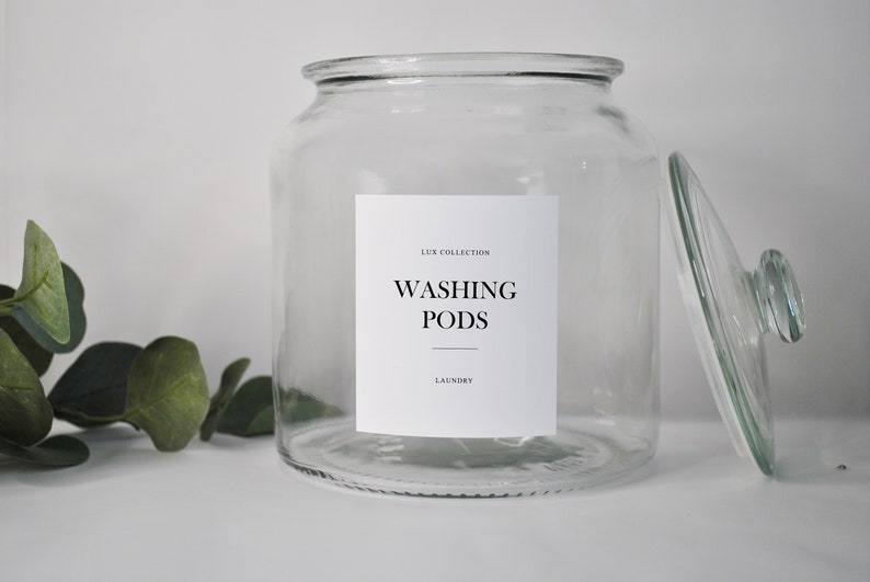 Essential Collection Personalised Water Resistant Organisation Labels For Storage Jars, Bottles or Containers image 3