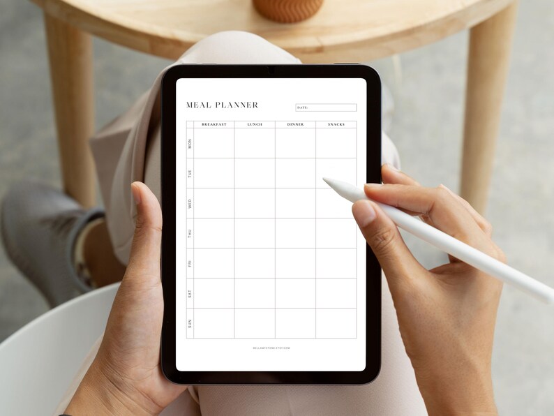 Weekly Meal Planner | Digital Download Only | Printable Meal Planning ...