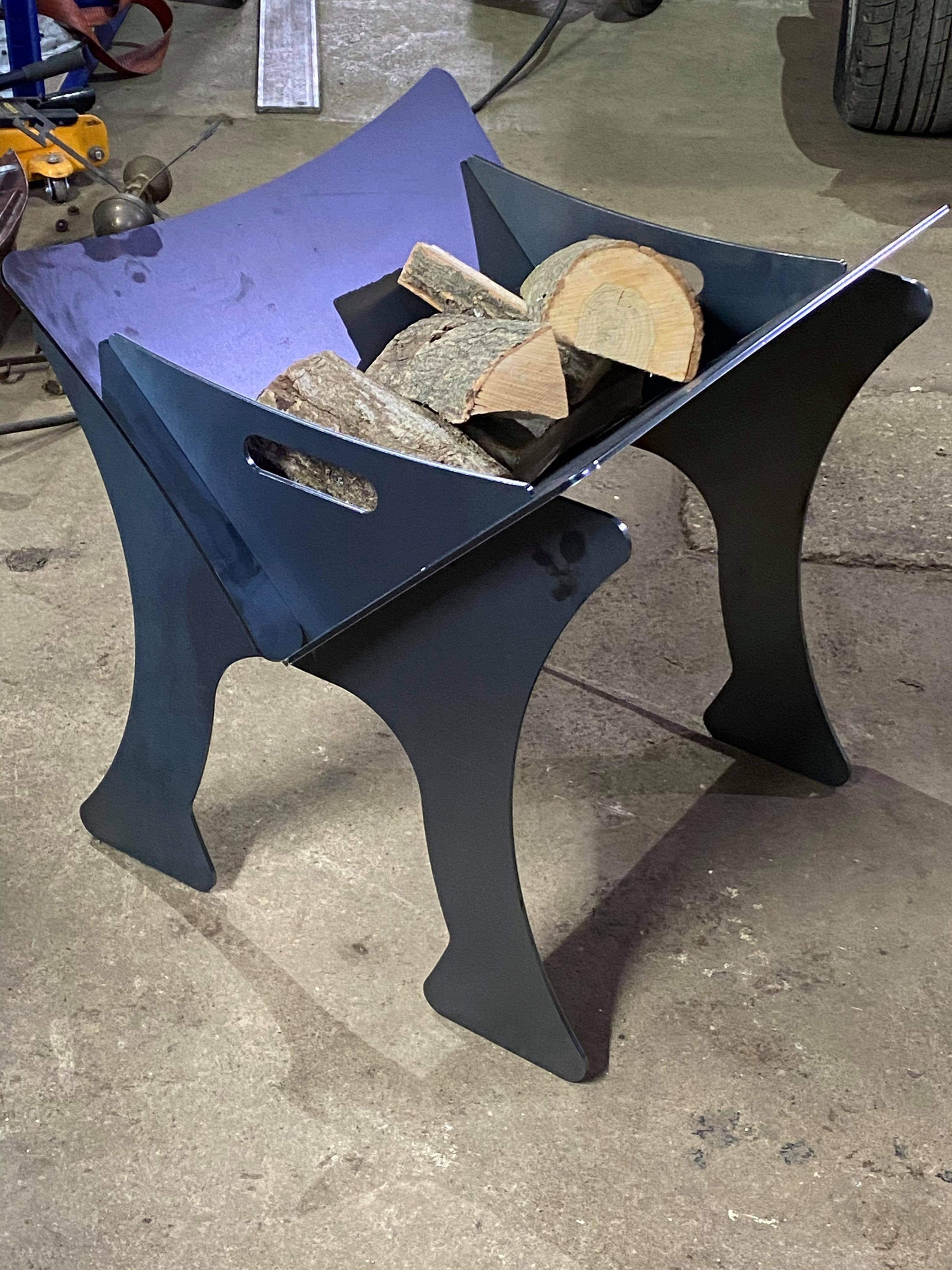 Fire Pit With Legs 5mm Mild Steel Etsy UK