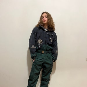 Vintage Wild Wind Ski suit overall, size oversized +-L  men or 2XL women